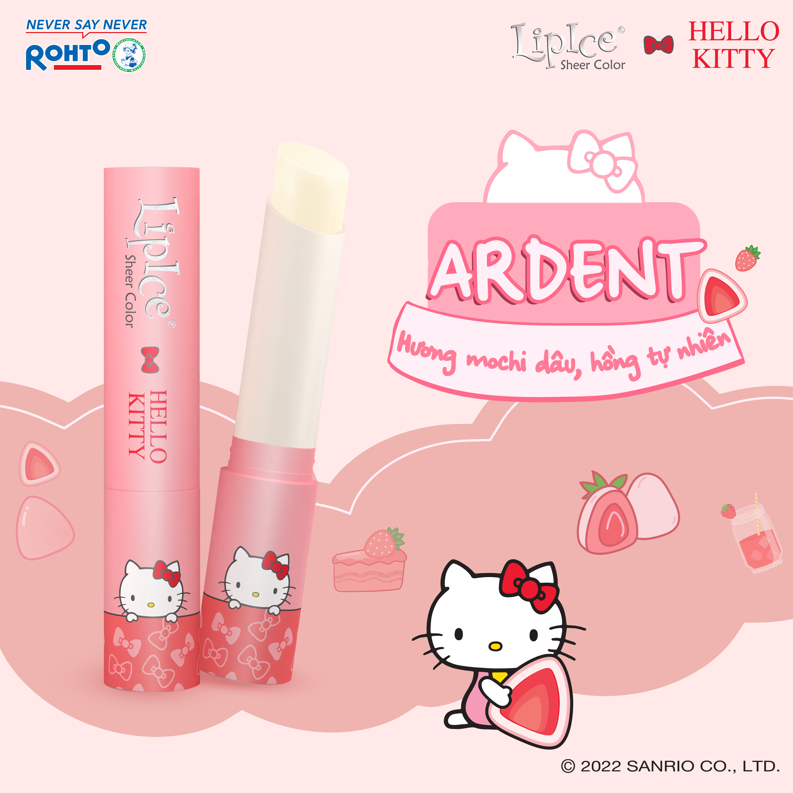 Son dưỡng hiệu chỉnh sắc môi tự nhiên LipIce Sheer Color x Hello Kitty 2.4g (Phiên bản giới hạn)