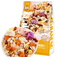 Ngũ Cốc Dinh Dưỡng Cao Cấp Sữa Chua Quả Sấy Yogurt Yellow Peach Oatmeal 400gr hàng nhập khẩu- Đồ ăn cao cấp Bestore Foody