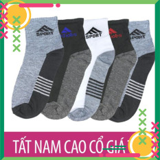 Tất nam cao cổ Set 10 đôi tất/vớ cổ cao nam Sport hàng đẹp VT-81 VIỆT TIẾN