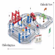 Bộ đồ chơi đường đua ô tô tàu lượn 88 chi tiết (loại to)