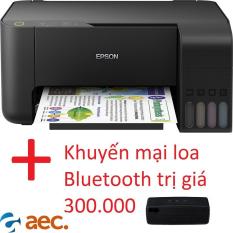 Máy in phun màu Epson L3110 Model 2019 ( In,Scan,Copy ) sử dụng mực Hàn Quốc + tặng kèm khuyến mại loa Bluetooth trị giá 300.000đ