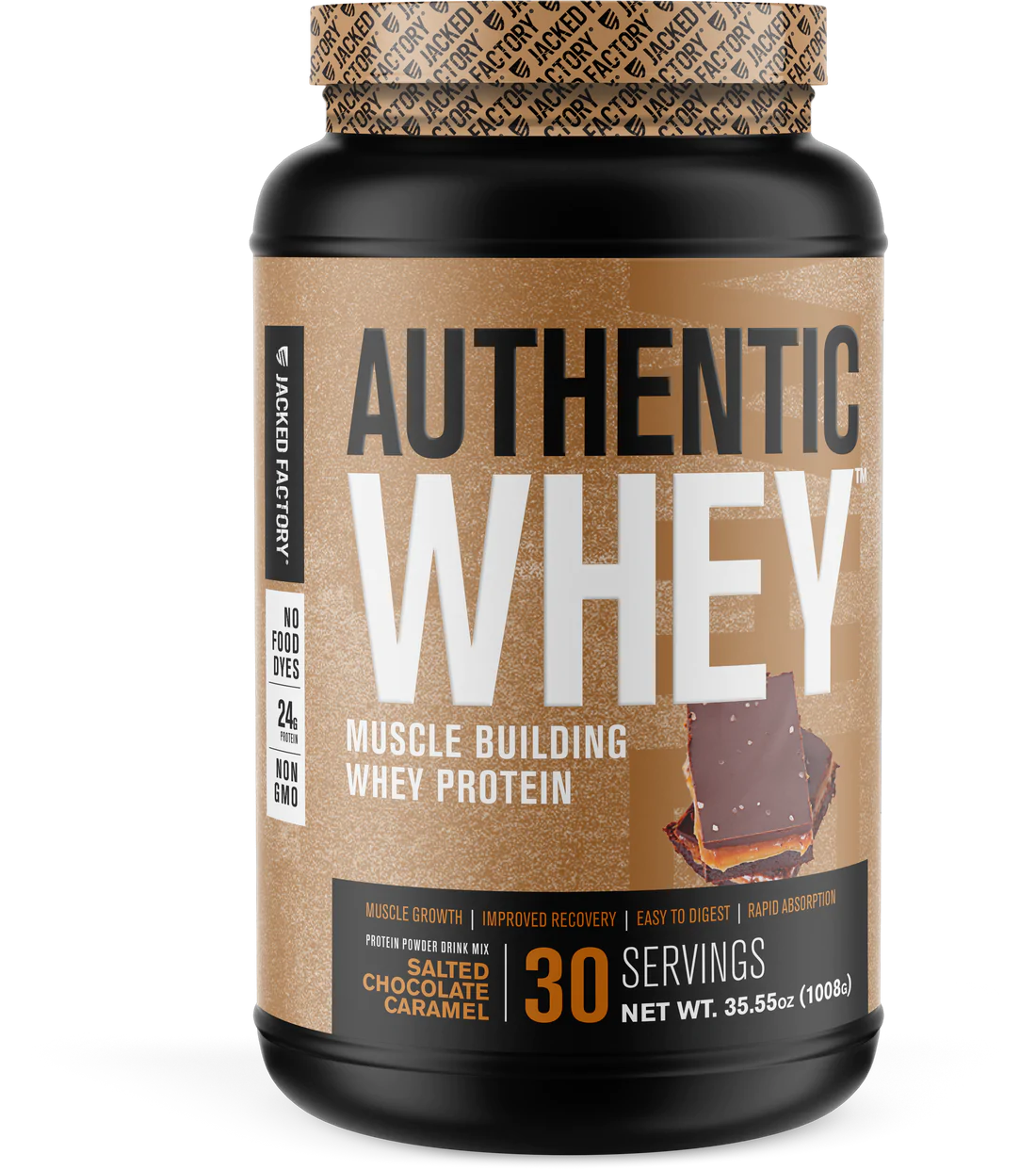 Protein thực phẩm bổ sung đạm Authentic Whey “Jacked Factory” : Made in USA