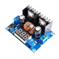 LED Voltmeter PWM Adjustable 4-38V to 1.25-36V Step-Down Board Module XL4016 8A 250W DC-DC Power Drop Module Digital DC Voltage Regulator Power Drop Module