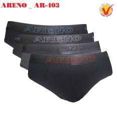 [Giá sĩ] Bộ 04 Quần lót nam Cao cấp Areno Cotton Lưng Bóng – Are403