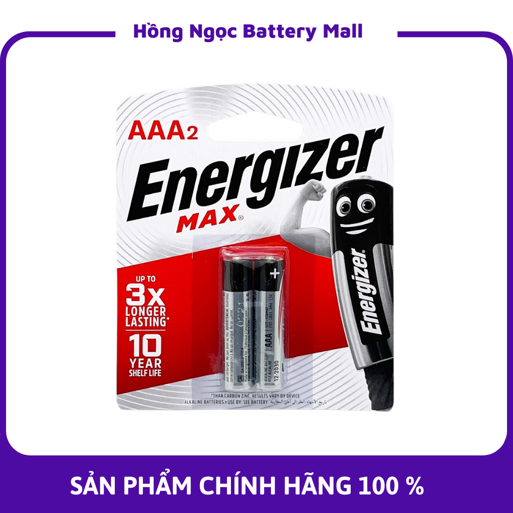 Pin Energizer AA , AAA 1,5 V Siêu Bền - Hàng Chính Hãng