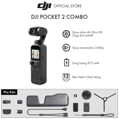 [DJI Flagship Store] Máy quay phim DJI Osmo Pocket 2 Chống Rung 4K 60fps | Hàng chính hãng | Bảo hành 12 tháng 1 Đổi 1