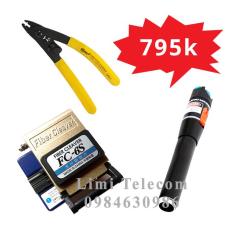 Bút soi quang 10km + Dao cắt quang FC6S + Kìm tuốt sợi quang CFS2