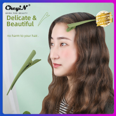 CkeyiN kẹp tóc 1 cái màu xanh lá cây dễ thương kiểu Hàn Quốc để làm tóc dễ và thuận tiện hơn