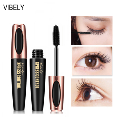 VIBELY Mascara 4D mi dài chống nước làm dày và cong mi lông mi trang điểm mắt an toàn cho bữa tiệc – INTL