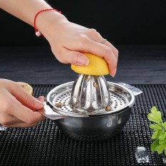 Dụng cụ vắt cam inox tiện dụng, dễ dàng sử dụng, sạch sẽ, an toàn cho người sử dụng