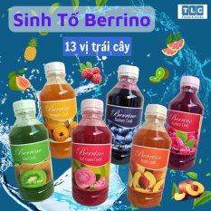 Sinh Tố Berrino đủ hương Đào, vải, dâu… chai 1L Date mới