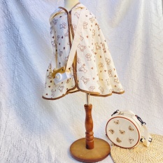 Áo choàng chống nắng chất liệu vải Xô Muslin cho bé