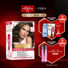 Màu nhuộm dưỡng tóc phủ bạc L’Oreal Paris Excellence Crème 172ml