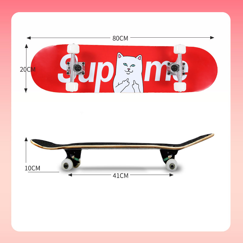 Ván trượt skateboard mặt nhám bánh cao su Keen Store gỗ phong ép cao cấp 7 lớp