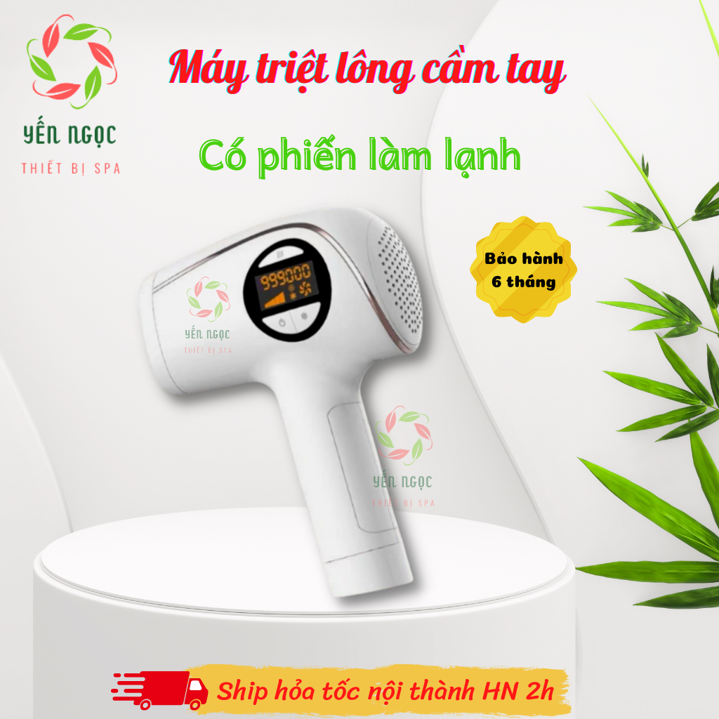 [Có phiến siêu lạnh] Máy triệt lông cầm tay IPL mới nhất | Máy triệt lông lạnh | Máy triệt lông mini