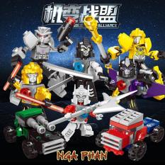 Combo 2 Robot Biến Hình 3 Trong 1 Transformer Lego Hsanhe Đồ Chơi Xếp Hình Lắp Ráp