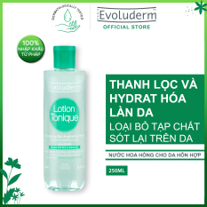 Nước hoa hồng Evoluderm giúp ngăn ngừa mụn dành cho da hỗn hợp và da dầu mụn 250ml