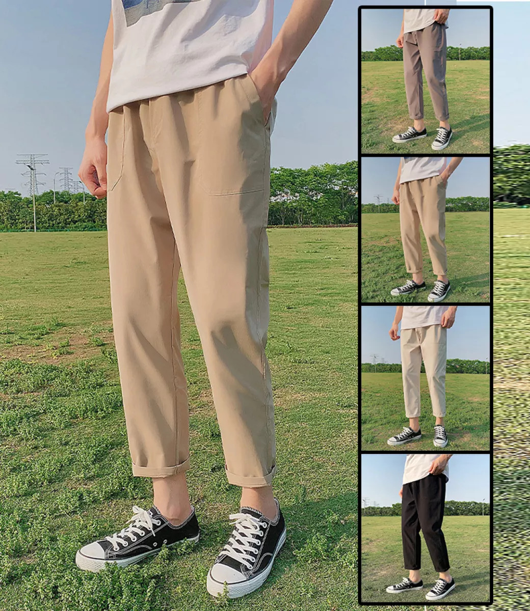 Quần Nam Kaki Basic Dáng Baggy Trơn Màu Phong Cách Trẻ Trung Thời Trang Yodi QUAN NAM 1000060V6
