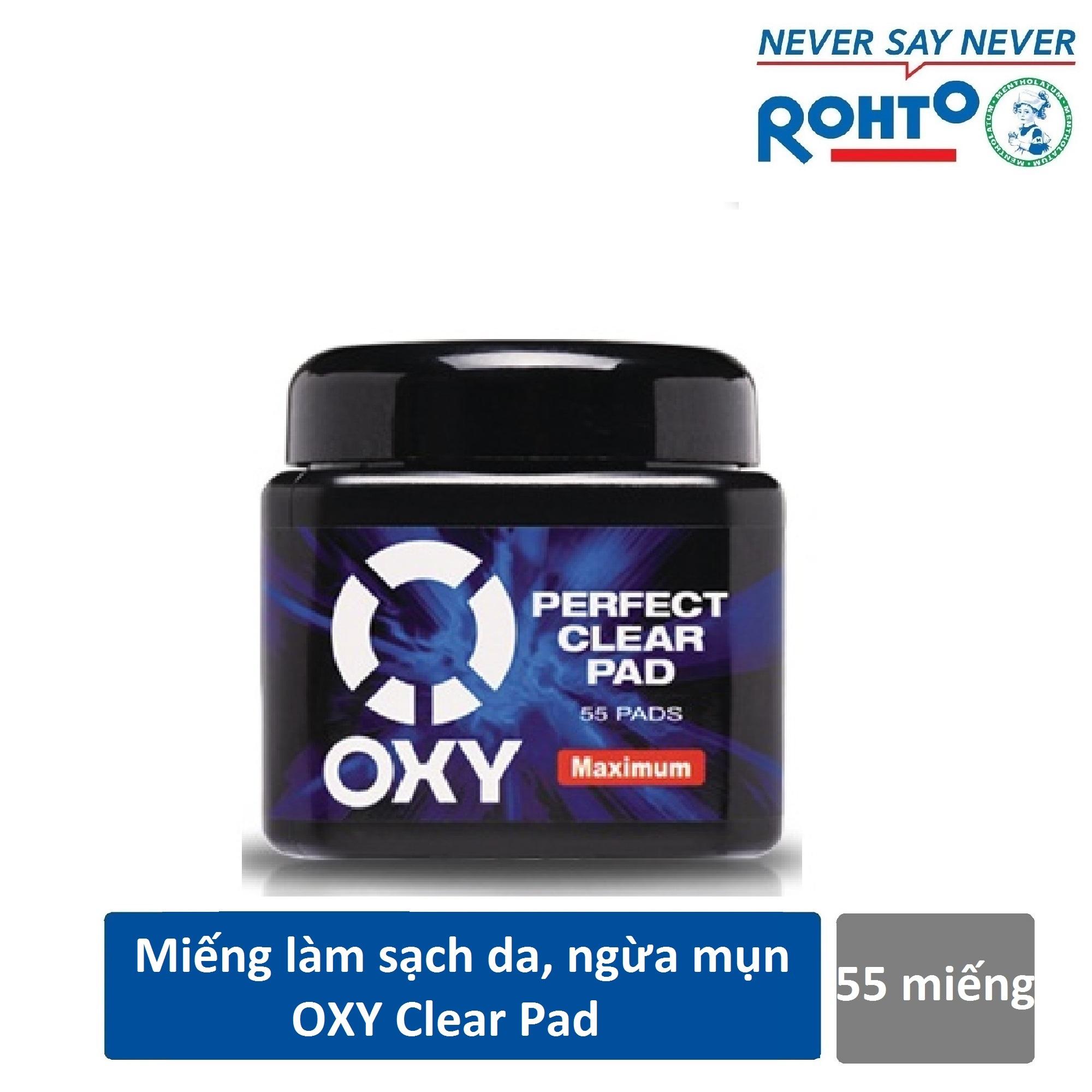 Miếng làm sạch da mặt ngăn ngừa mụn Oxy Perfect Clear Pad 55 miếng