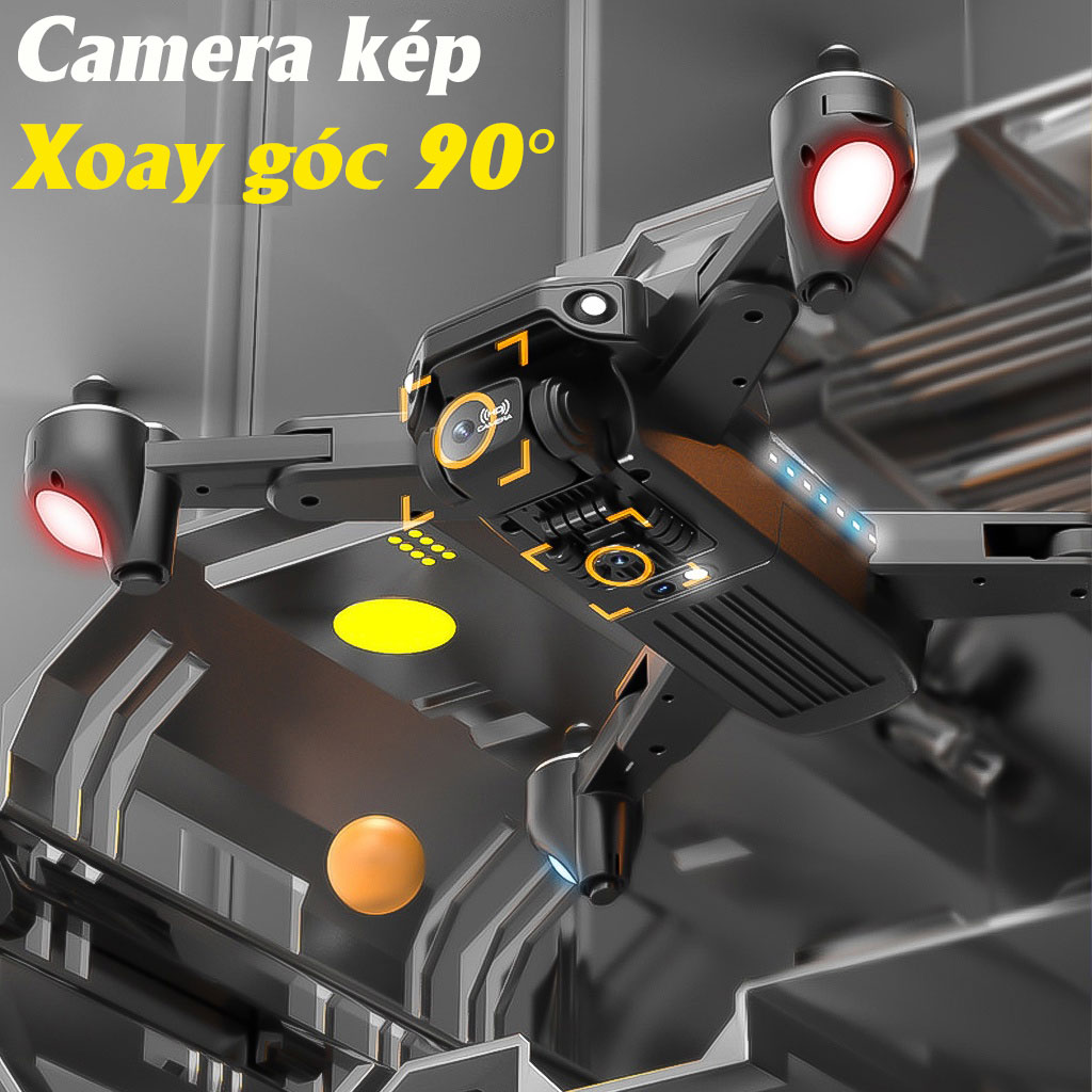 Flaycam mini có camera giá rẻ - Flycam chính hãng P9 PRO MAX - Fly cam điều khiển từ xa...
