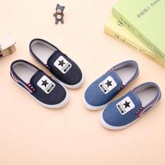 (Ảnh thật) SIze 26 – 27 Giày vải mềm ngôi sao bé trai mã 2608