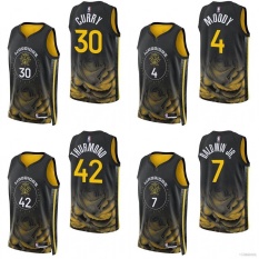 Áo Bóng Rổ NP2 22 / 23 NBA Jerseys Warriors Moody Curry Thurmond Baldwin PN2