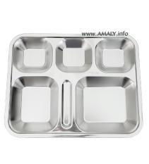 Combo 5 Khay cơm 5 ngăn inox 304