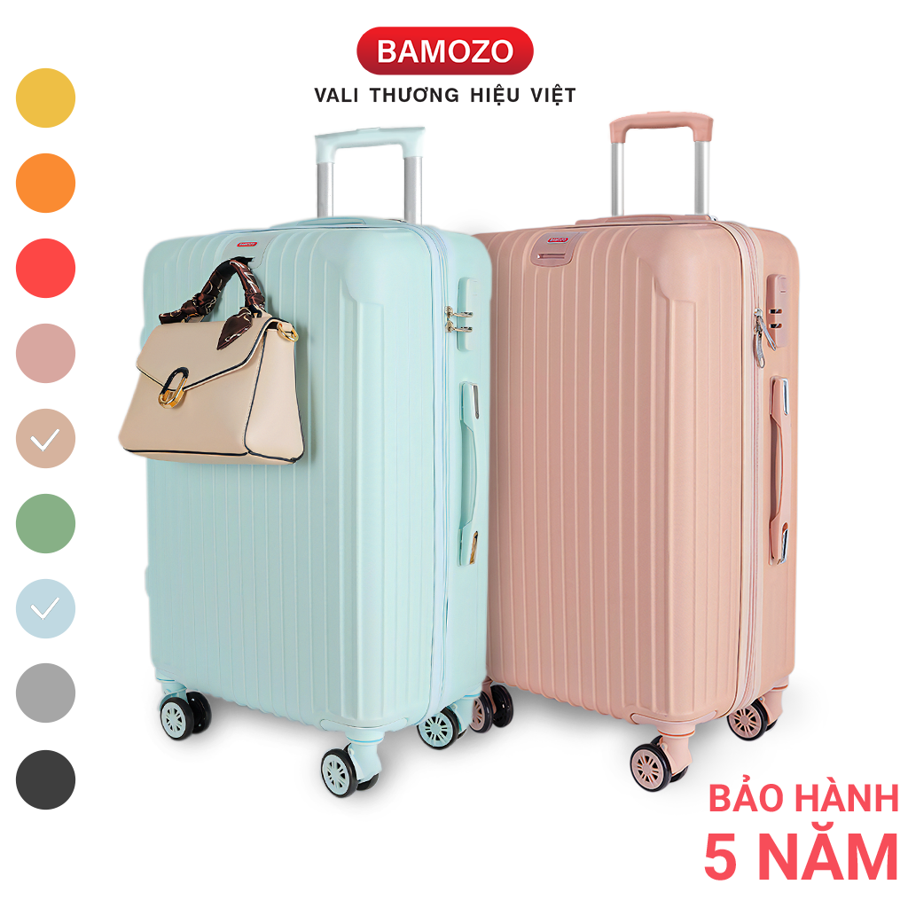 vali kéo du lịch Bamozo 8801 20inch 24inch vali nhựa Bảo hành 5 năm