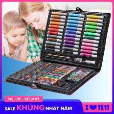 Hộp bút màu 150 chi tiết cho bé yêu, kích thích tư duy của trẻ trong việc lựa chọn màu sắc, chất liệu an toàn không độc hại
