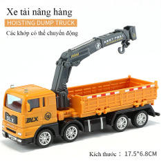 Xe đồ chơi mô hình, xe tải nâng hàng KAVY cho bé chất liệu nhựa an toàn, kích thước lớnn