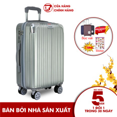 Vali du lịch BAMOZO 8809 nhựa cao cấp – Bảo hành 5 năm