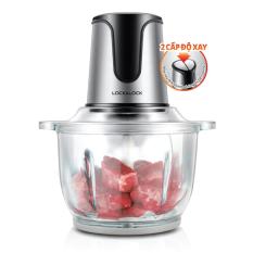 Máy xay thịt LOCK&LOCK 2L (điện áp 220V-240V, 50/60Hz, công suất 300W) – Màu xám EJM171
