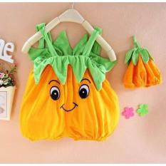BODY LIỀN THÂN KÈM MŨ HÌNH HOA QUẢ CHO BÉ 3-13KG