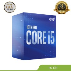 CPU Intel Core i5 10400 (2.9 GHz turbo up to 4.3 GHz, 6 core 12 Threads , 12MB Cache, 65W) – Fullbox nhập khẩu