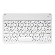 ⊕☋☋ Bộ bàn phím và chuột bluetooth không dây sạc thích hợp cho iPad hút từ tính keycap tròn máy bảng điện thoại di động vượt qua