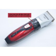 [ Cực Hot ] Tông đơ cắt tóc người lớn trẻ em pin sạc SAMSUNG 388 – 2 pin chính hãng FULLBOX
