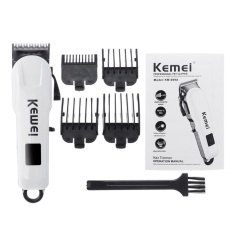Tông đơ cắt tóc gia đình chuyên nghiệp Kemei 809A Động cơ mạnh mẽ lưỡi dao cắt bằng Titanium không gỉ – Bảo hành 3 tháng