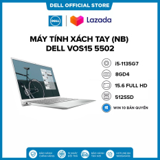 [TRẢ GÓP 0%_FREESHIP]Laptop DELL VOS15 5502 i5-1135G7 Ram 8GD4 512G SSD 15.6FHD Win 10 Bản Quyền / VGA 2GD5_MX330/XÁM(NT0X01)