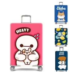 【AT-V24】卐 【On Hand】Cute Suitcase Lid Travel Suitcase Protective Cover Travel Accessories Elastic