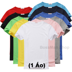 Áo Thun Trơn Nam Cotton – Màu Ngẫu Nhiên XB04