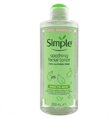 Nước Hoa Hồng Simple Kind To Skin Soothing Facial Toner 200ml
