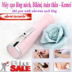 Máy triệt lông vĩnh viễn Máy Cạo Lông Kemei –wax lông tay, lông chân, ria mép cực sạch, không sợ đau rát, May Store giảm giá sốc 50% Mã SP 121