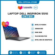Laptop Dell Inspiron 5510 15.6 inches FHD (Intel / i5-11300H / 8GB / 256GB SSD / Finger Print / Office Home & Student 2019 / Win 10 Home SL) l Silver l 0WT8R1