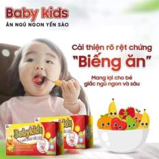 Ăn ngon ngủ ngon cùng siro yến sào Baby Kids