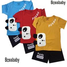 SÉT 3 Bộ Đồ Trẻ Em ,Đồ Bộ Bé Trai.Quần Áo Cho Bé Trai, Áo Bé Trai Túi Gấu Trắng Cho Bé Từ 6kg-30kg.