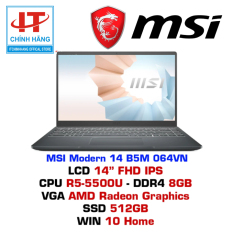 [ Hàng Mới 100% ] Laptop MSI Modern 14 B5M 064VN – Full Box