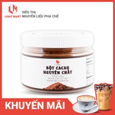 Cacao nguyên chất đậm đà, thơm ngon, không pha trộn hương liệu- Light Cacao – Hủ 150gr