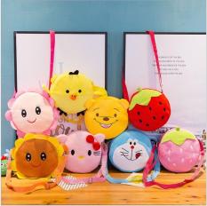 Túi Đeo Chéo Đáng Yêu Xinh Xắn Dành Cho Bé 19cm, Kiểu Dáng Đa Dạng Ngộ Nghĩnh, Chất Liệu Chống Thấm Mềm Mại, Siêu Nhẹ (Giao ngẫu nhiên)