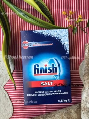 [HCM]Muối làm mềm nước Finish – Hộp 1.5kg (Dùng cho máy rửa chén bát) Finish Dishwasher Salt 1.5kg