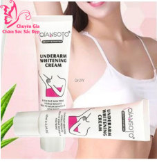 QIANSOTO 60ml Kem Sát Nách Trắng Da Chân Đầu Gối Tư Nhân Phần Làm Trắng Công Thức Dưỡng Ẩm Thân Mật Chăm Sóc Da Kem dưỡng trắng toàn thân da tối màu và vùng dưới chân bikini